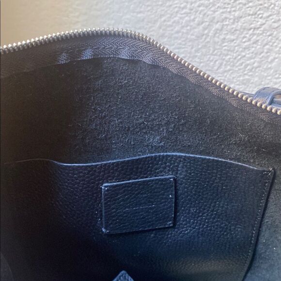 ALLSAINTS All Saints Kita Pebbled Leather Crossbody Shoulder Bag Black - Picture 11 of 12